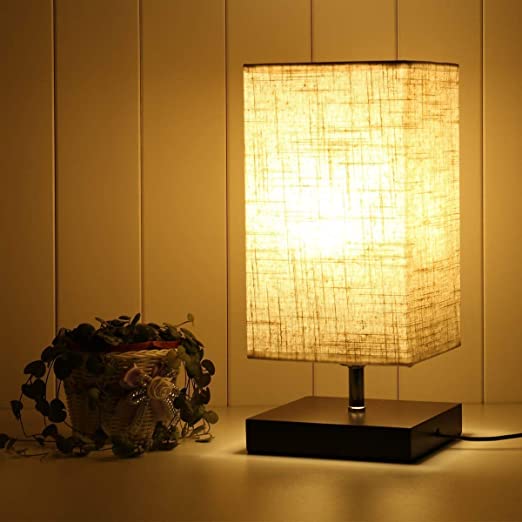 Le Pro table lamp with canvas lampshade