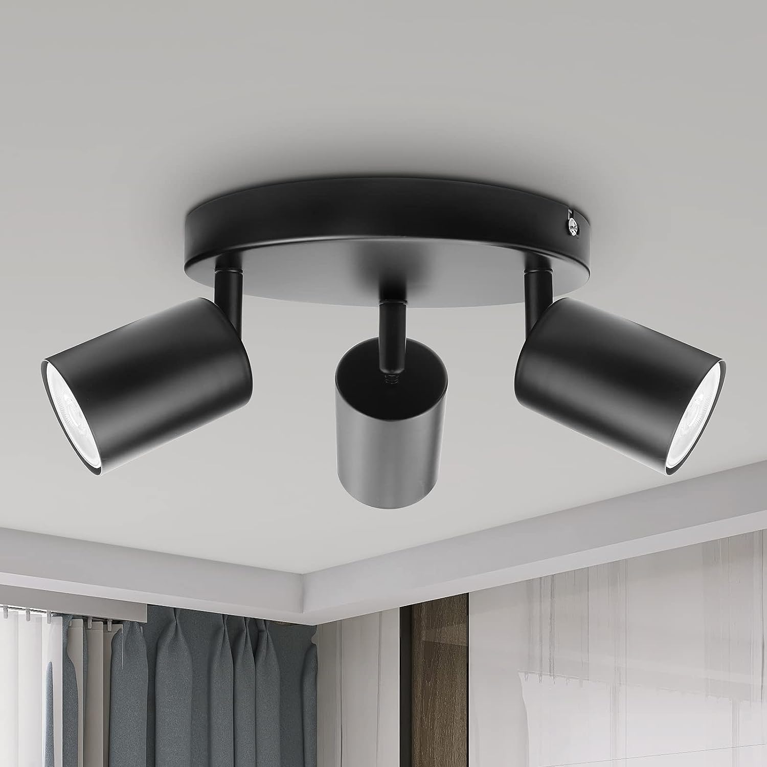 Dehobo, black ceiling spotlights