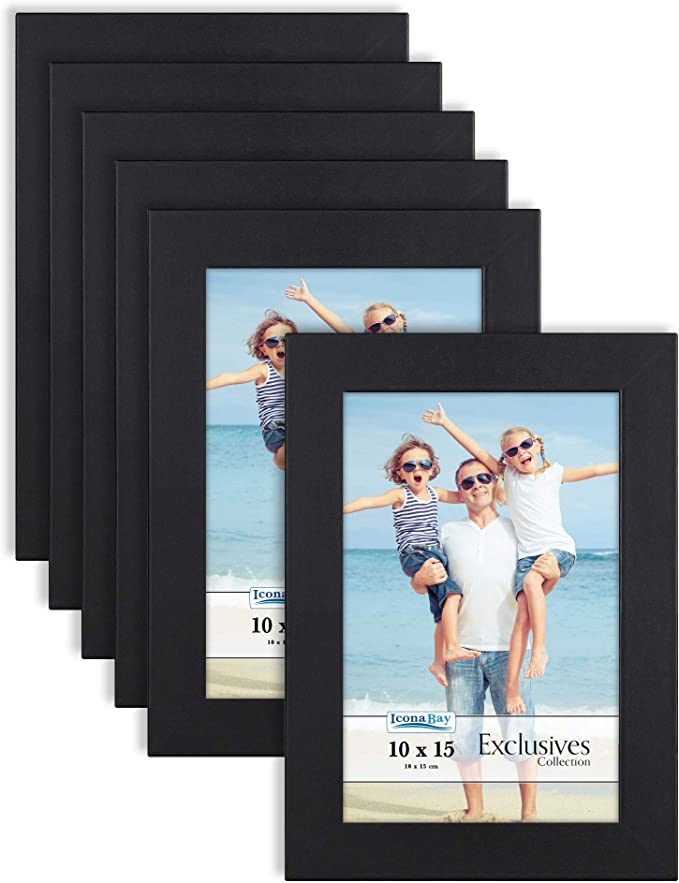 Set of 6 picture frames for decoration