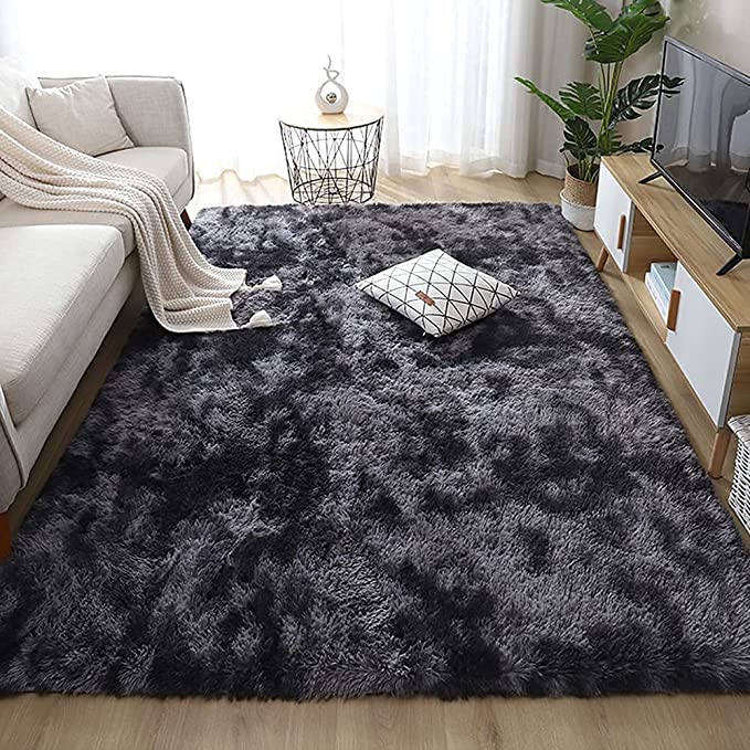 Soft Shaggy Rug, high pile with anti-slip features