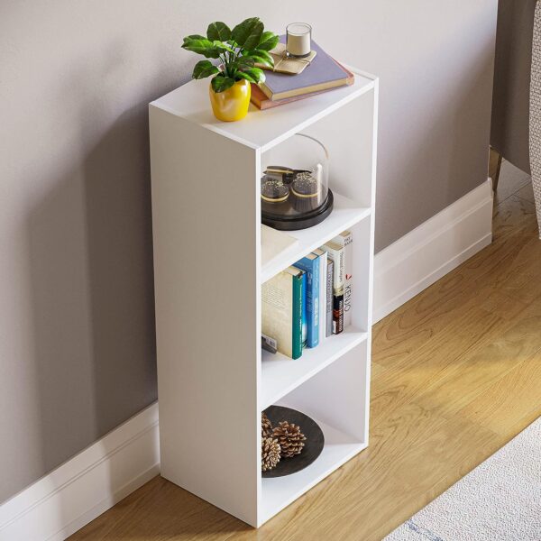 Vida's Cubic Bookcases in various sizes and colors.