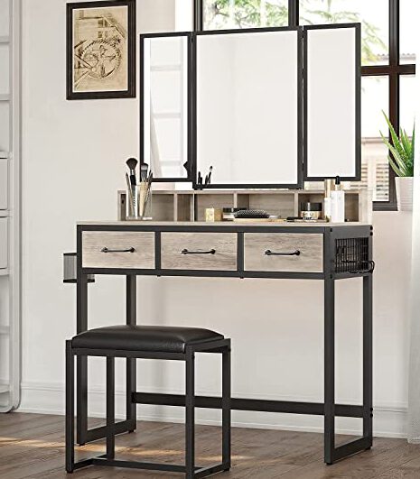 VASAGLE Makeup Vanity Table