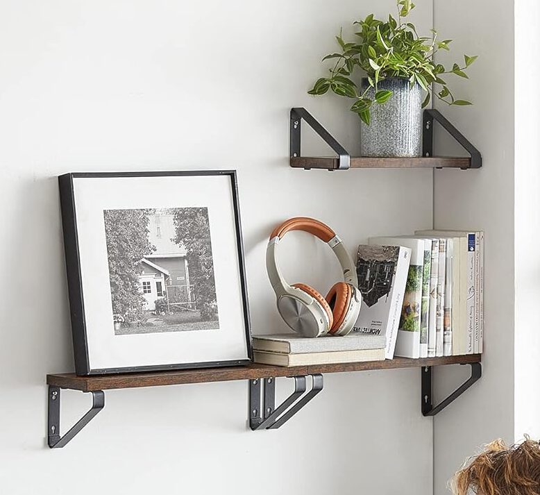 Vasagle, set of 3 floating wall shelves